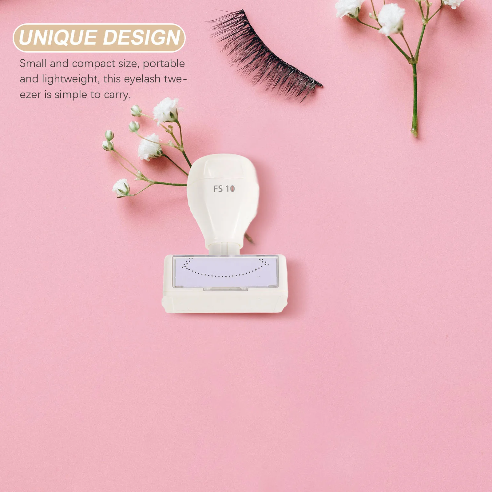 ختم الرموش للنساء، أداة تدريب الرموش الصغيرة الحجم، ملحق مكياج محمول لتمديد وتصميم الرموش