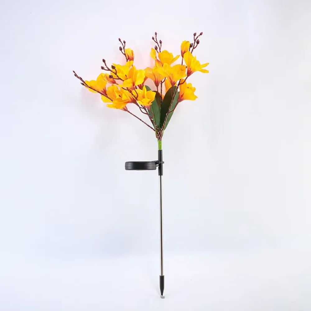 

Solar Powered Solar Powered LED Garden Lights LED Lights Waterproof Outdoor Garden Decorative Light Magnolia Flower Design