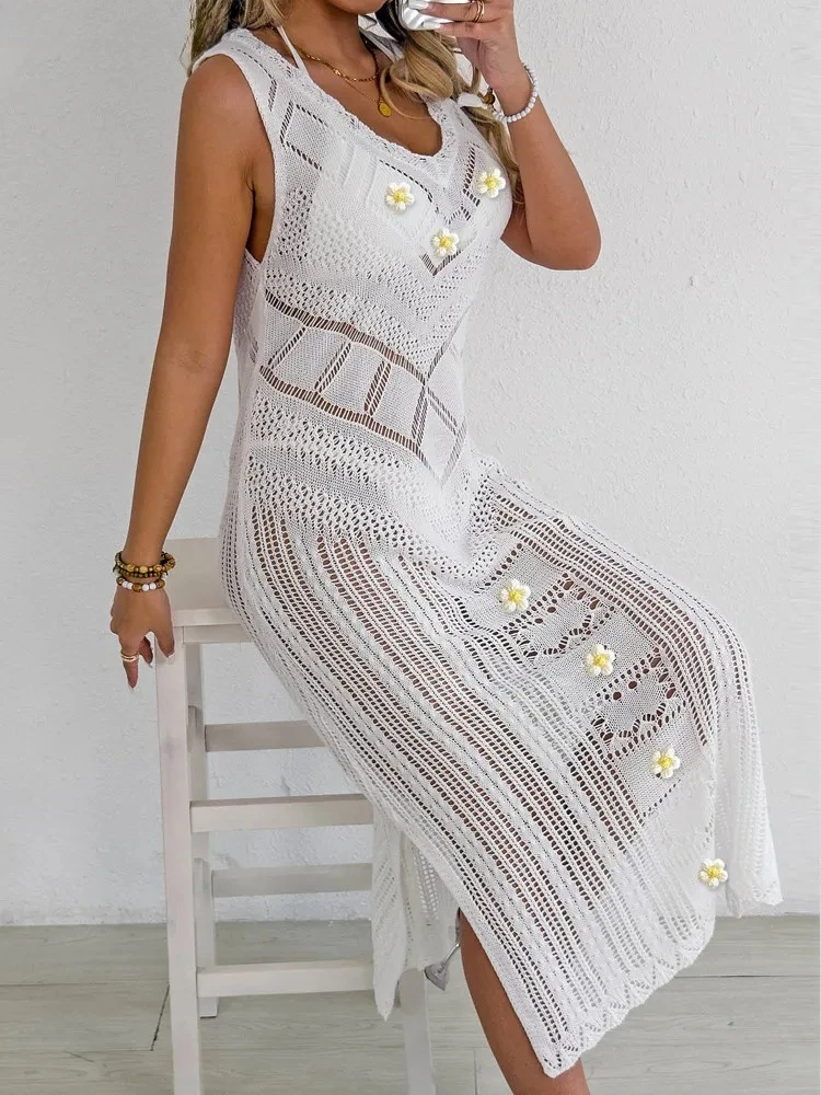 مثير المرأة كشكش بيكيني كوف حتى الصلبة سيدة حزام فستان طويل الشاطئ الإناث أكمام ملابس السباحة البرازيلي التستر