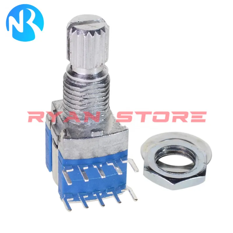 2PCS 100% New RS1010 Plum Shaft 15MM Band Rotary Gear Change Switch 1Pole 2 1Pole 3Position 1Pole 4 1Pole 5 2 Pole 2 Position