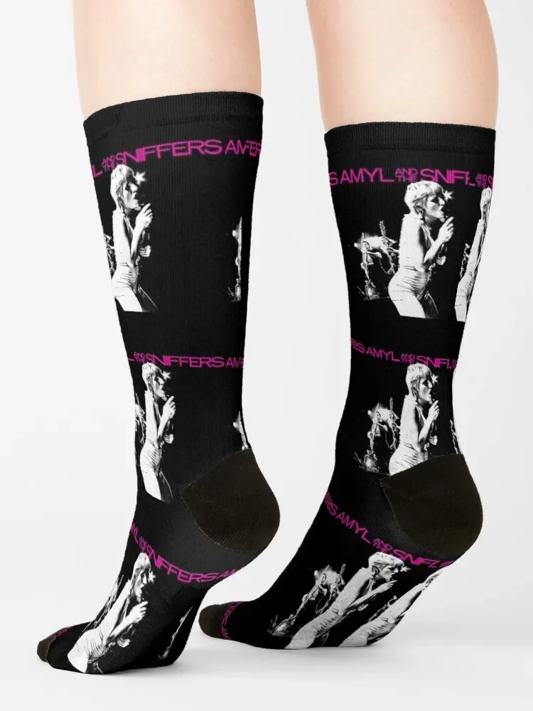 Amyl and The Sniffers Socks new in's gym Men Socks Luxury Brand Women's