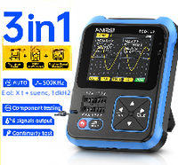 FNIRSI DSO-TC3 Digital Oscilloscope Transistor Tester Function Signal Generator 3 in 1 Multifunction Electronic Component Tester