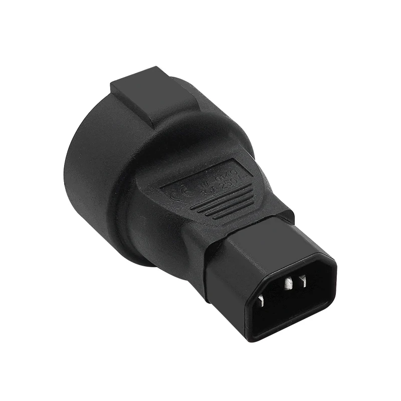 IEC320 C14 TO EU,IEC 320 C14 to EU Power Socket Adapter,EU AC plug power converter UPS PDU Cable