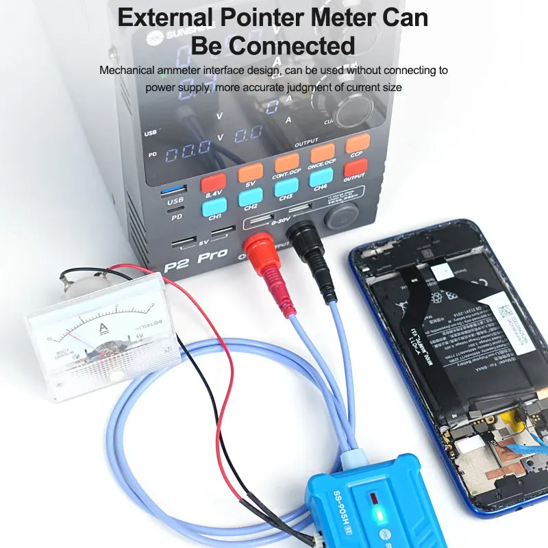 كابل طاقة من سلسلة Android SUNSHINE SS-905H SE، طاقة سريع خالي من البطارية لسلسلة Android مثل MI/HW/OP/HTC/SAM/HONO