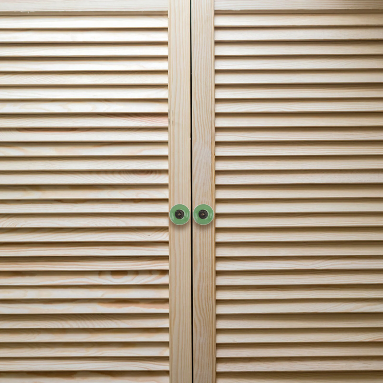 

5Pcs Round Drawer Knobs Ceramic Pull Handle Set for Chest of Drawers Bin Simple Delicate Design