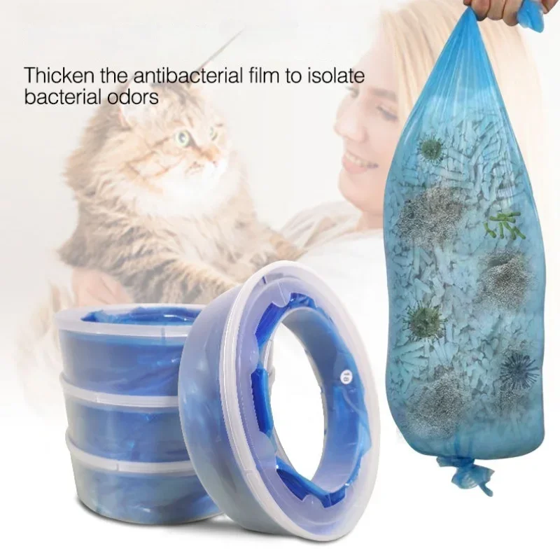 LitterLocker Cat Litter Box Garbage Bags Cats Toilet Deodorization Trash Bag Green Sterilization Replenishment Box Pet Products