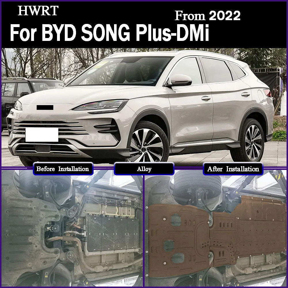 

Higher Quality Alloy Under Engine Guard Mudguard Board Splash Shield Mud Fender Plate Panel For BYD SONG Plus-DMi 2022 51KM