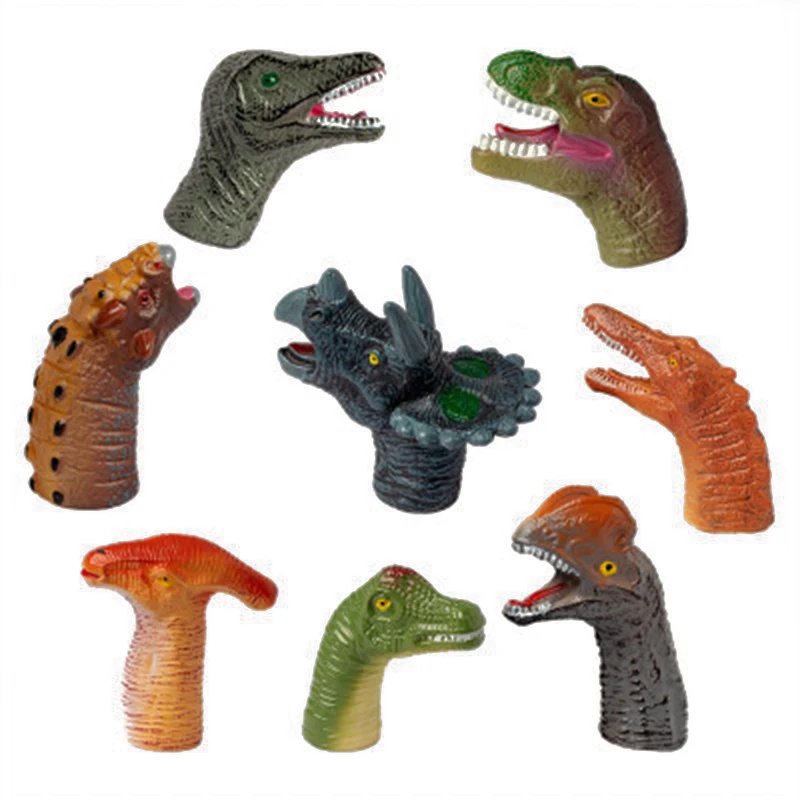 Baby Plüschtier Fingerpuppen Erzählen Geschichte Requisiten Tiere Familie Dinosaurier Puppe Kinderspielzeug Kinder Geschenk WYW