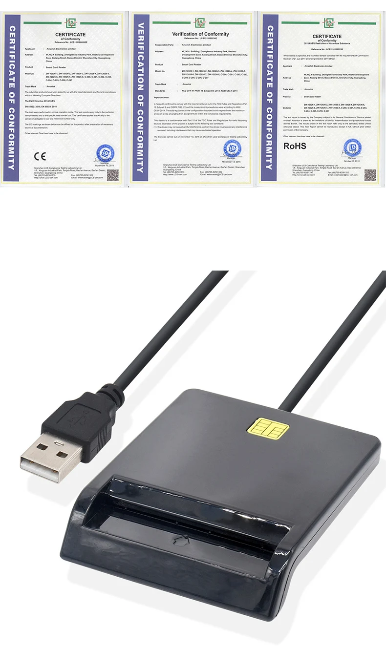 X01 USB Smart Card Reader For Bank Card IC/ID EMV Card Reader High Quality for Windows 7 8 10 Linux OS USB-CCID ISO 7816