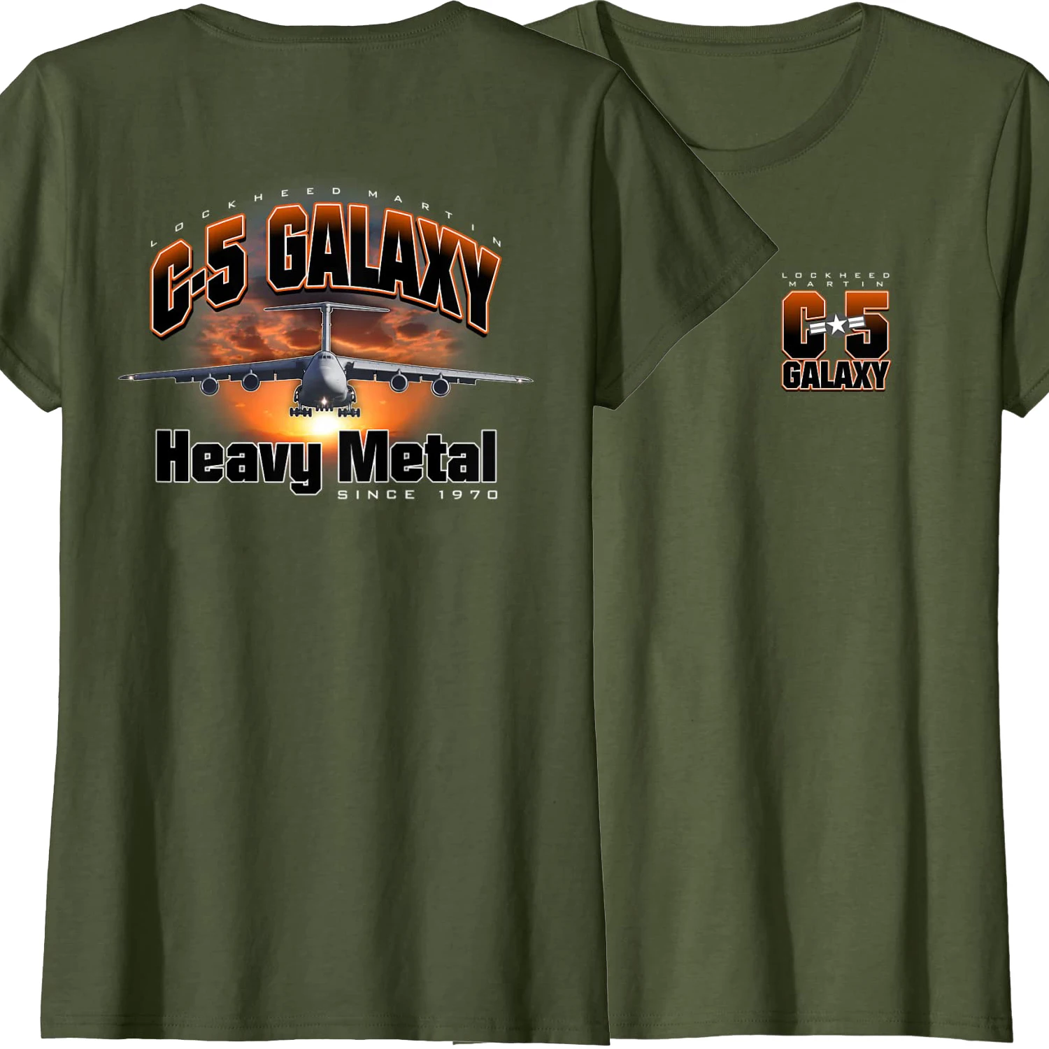 C-5 Galaxy Heavy Metal Since 1970 T-Shirt