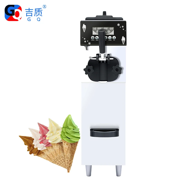 

KLS-S12 Home use table top small mini Single nozzle color panel small ice cream machine wholesale price