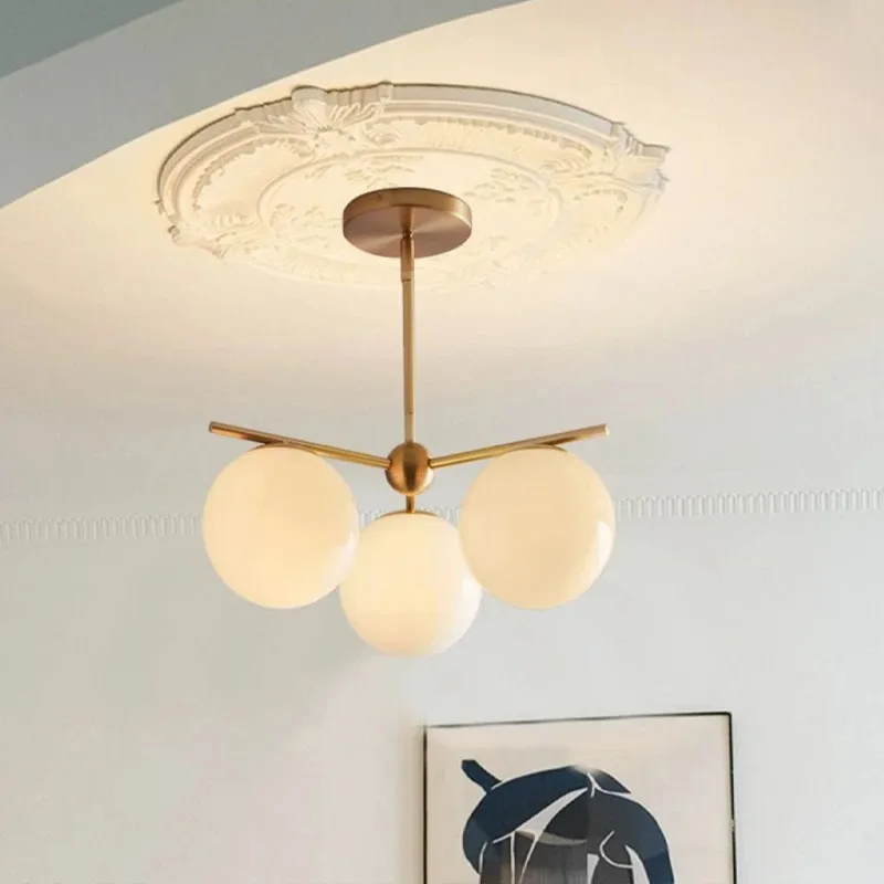 

Nordic Light Luxury LED Pendant Lamp Creative Gold Chandelier For Living Room Bedroom Dining Room Cafe Home Interior Lighting