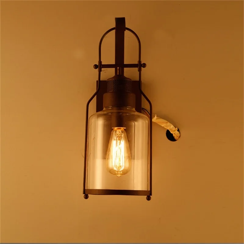 SOFEINA Industrial Retro Wall Light Clássico LED Originalidade Design Luminárias Interior Loft Quarto Lâmpada