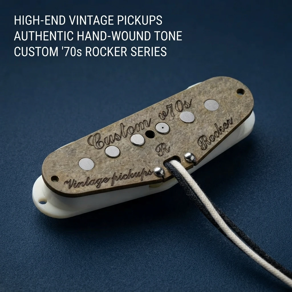 Premium Handwound V70 Single Coil Pickup Set for Electric Guitar - High-End Custom SSS 3PCS Guitar Pickups