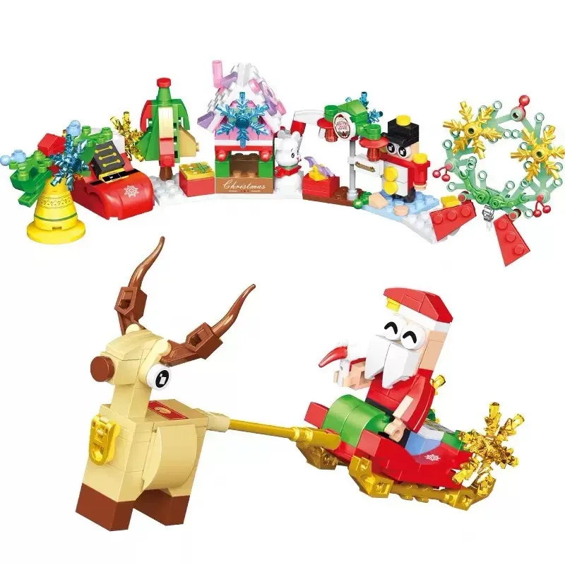 Calendario de Adviento de Navidad de 4 estilos, caja ciega de regalo, pulsera de juguete para coches, adorno para niñas, bolsa de regalo, caja de calendario de cuenta regresiva de Navidad