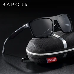 BARCUR Cycling Mens Sunglasses TR90 Ultralight Polarized Riding Sun Glasses For Women Square Eyewear UV400 Protection Eyewear