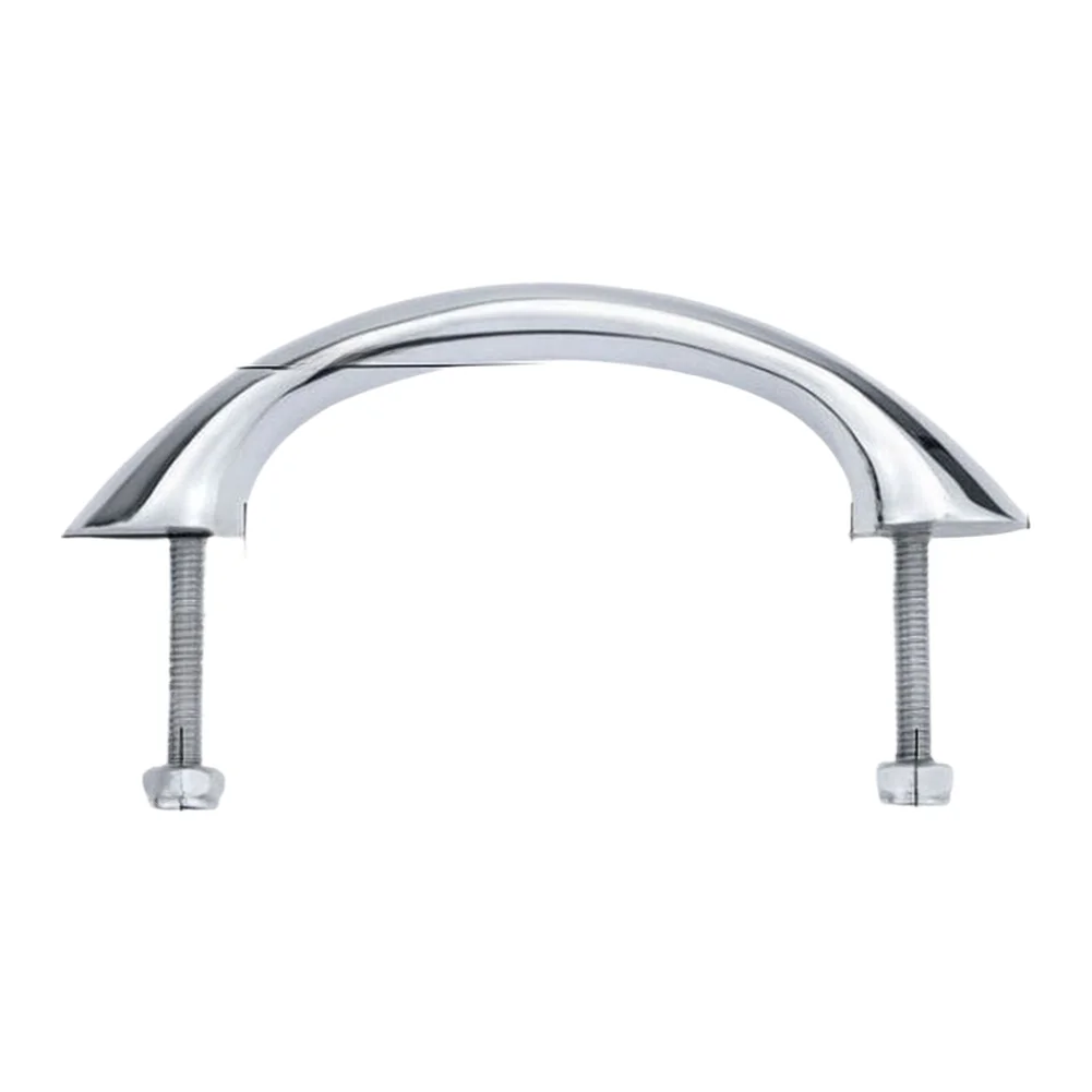316 Stainless Steel Marine Grade Handrail for Watercraft with Ergonomic Grip and Highly Reflective Polished Finish