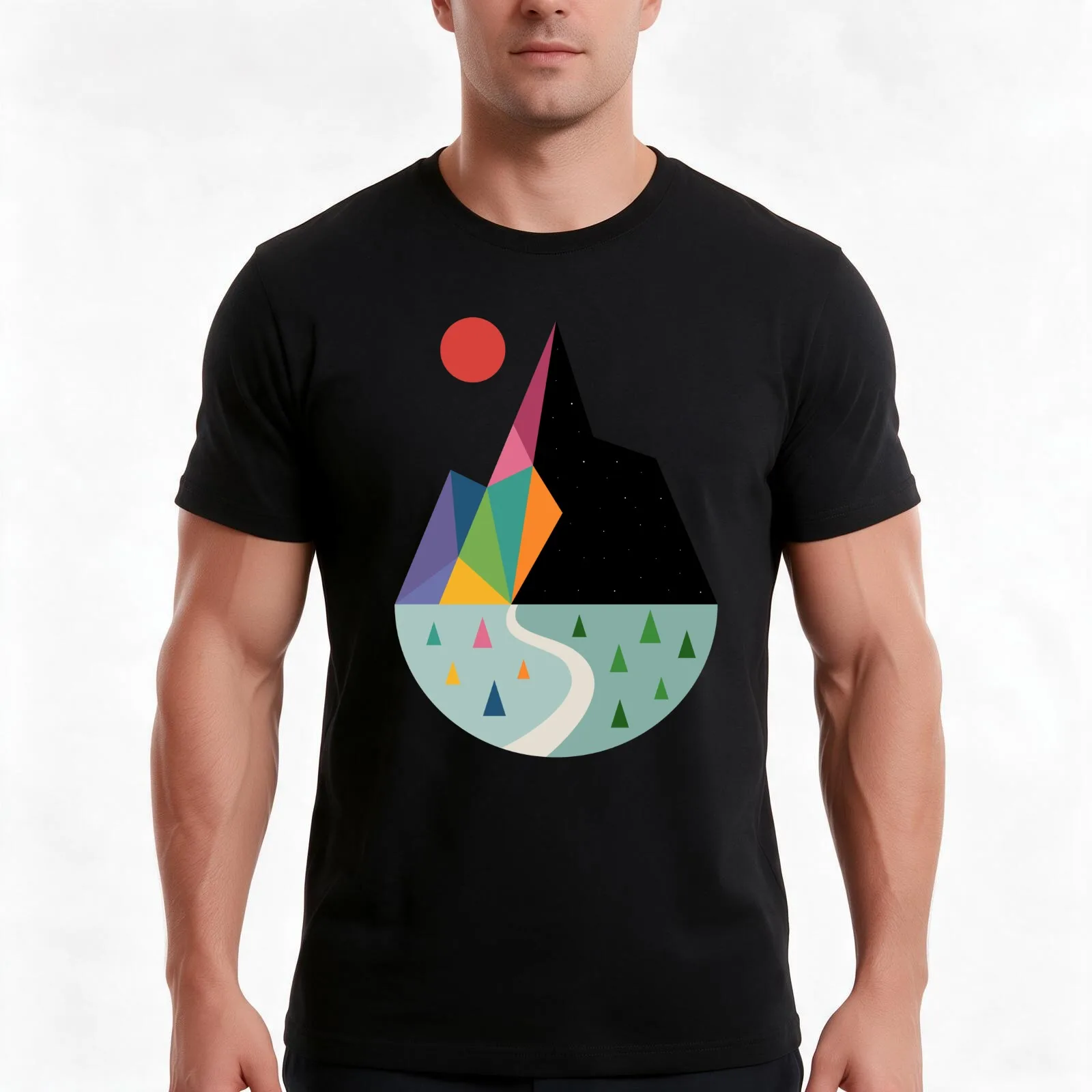 Bright Side T-Shirt Summer Casual Cotton Tee Oversized Streetwear Tops Vintage Graphic Print Loose Fit Short Sleeve