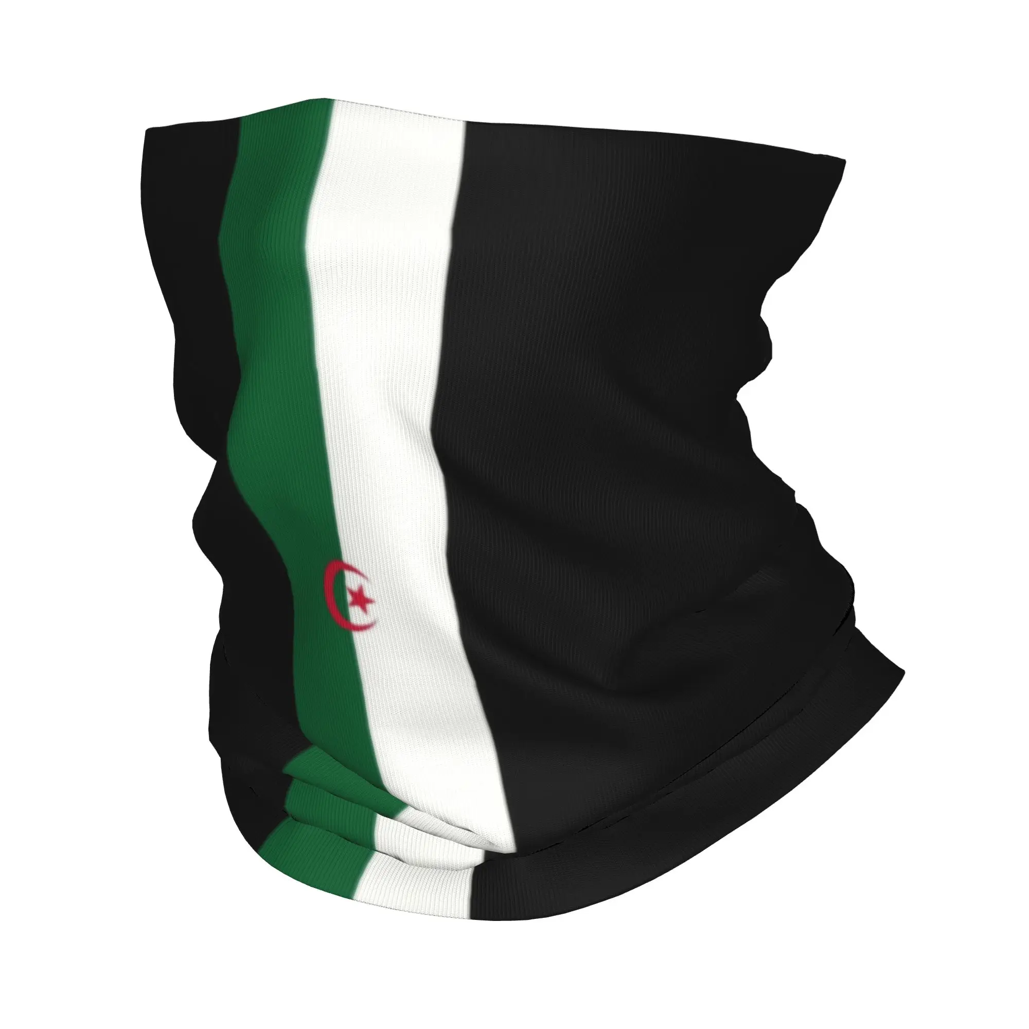 Бандана в полоску Алжира с флагом, зимняя теплая повязка на шею, мужской ветрозащитный шарф для лица для пеших прогулок, повязка на голову с алжирским патриотическим гетром