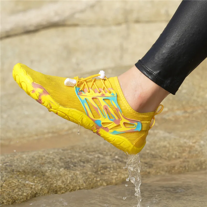 Men Women Barefoot Shoes Beach Water Aqua Swimming Shoes Men Wading Shoes Surfing Fishing Anti-slip Breathable Hiking Shoes