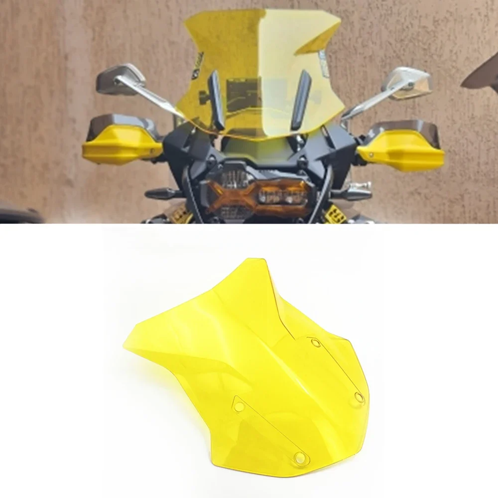 High Quality Motorcycle Windshield Fit R1200GS R 1200 GS ADV LC Smoke for BMW R1250GS Adventure increase Windscreen