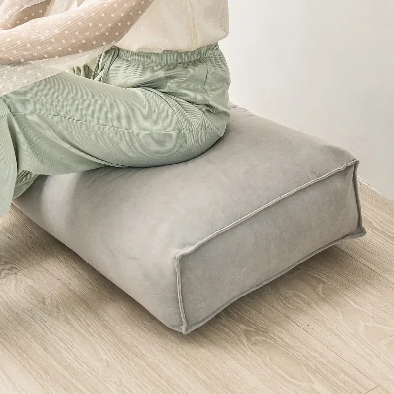 Nordic Rectangular Soft Velvet Sofa Cushion Cover Pillow Cover Lumbar Protective Solid Color Simple Home Decoration Pillow Cover