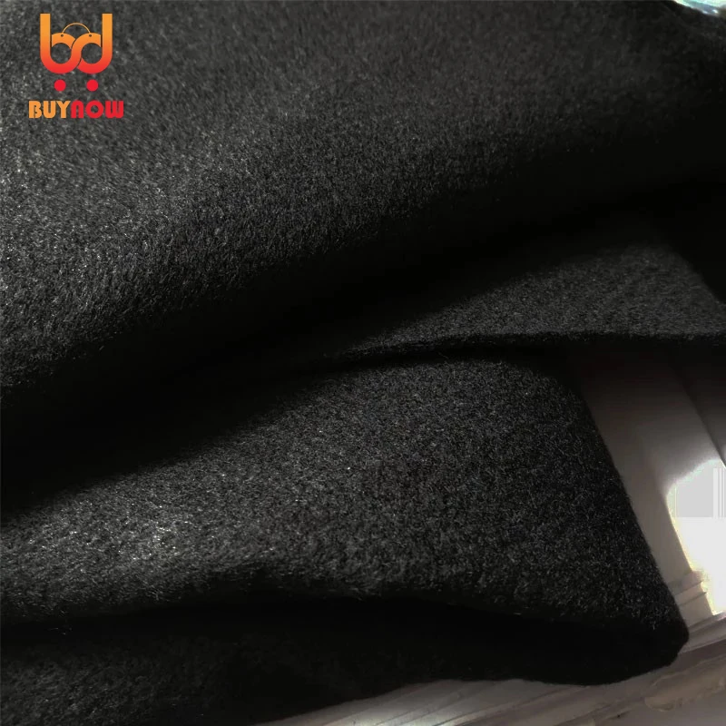 2mm 4mm Thick Non-woven Fabric High-oxygen Flame-retardant Thermal Insulation Pre-oxidized Fiber Thermal Insulation Black Felt