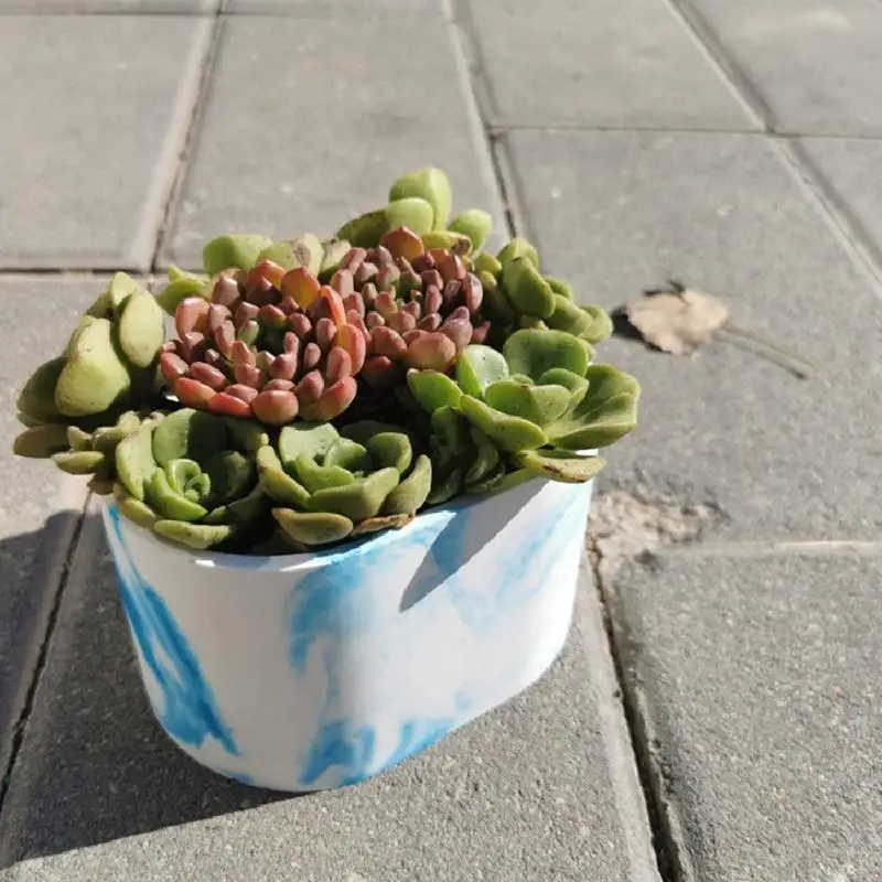 

Flower Pot Silicone Resin Mold Flower Epoxy Resin Casting Pot Mold