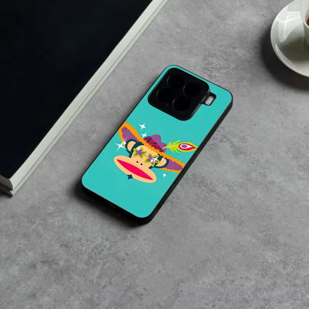 IP Cartoon Verspielte P-Paul Frank Handyhülle für Xiaomi 15 14 13 12 Mi 11 X T Ultra Pro Lite 5G Glasabdeckung