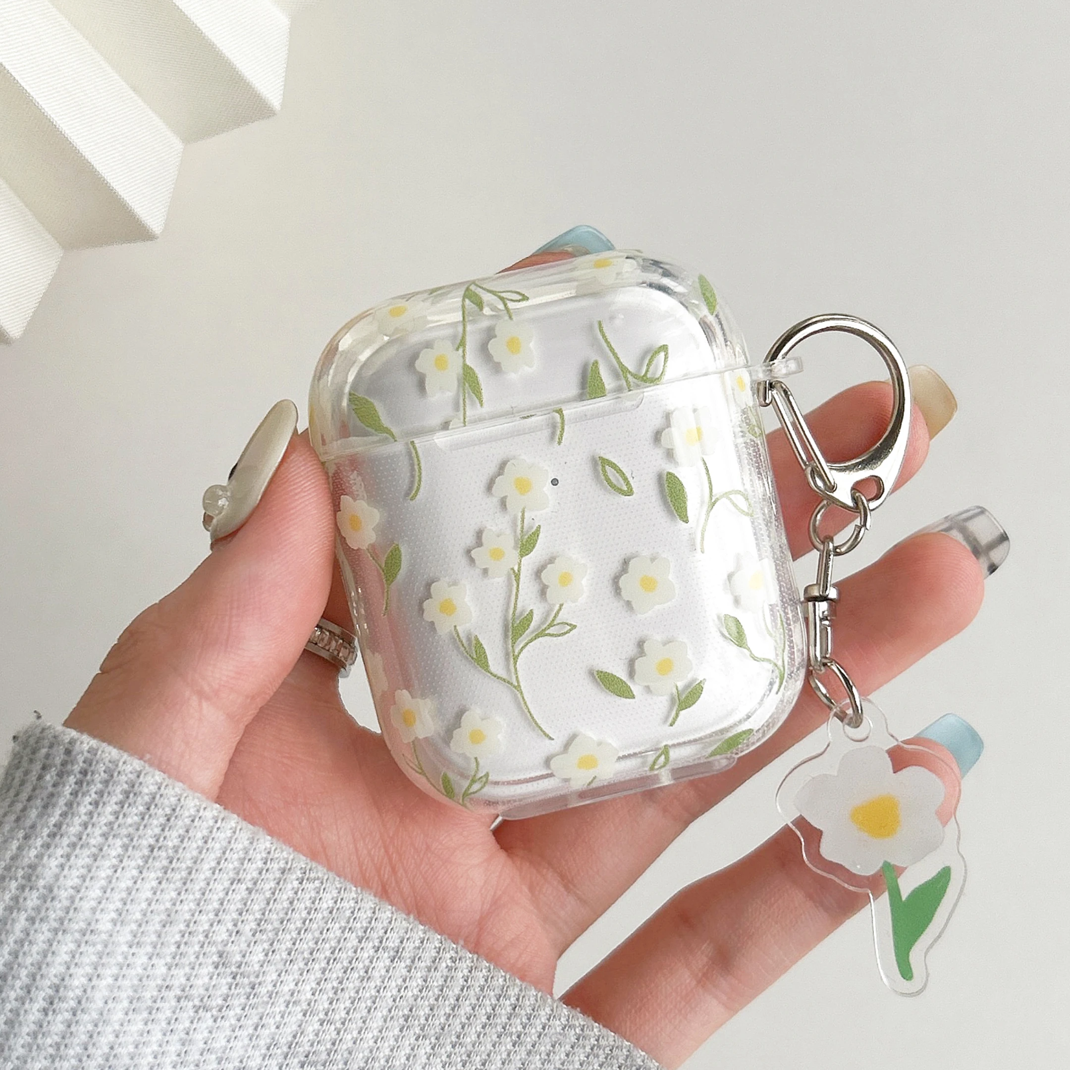 Wireless Bluetooth case for AirPods1/2 AirPods3 AirPods pro and pro2 tpu flower pattern earphone cover Wireless Bluetooth case for AirPods1/2 AirPods3 AirPods pro and pro2 tpu flower pattern earphone cover