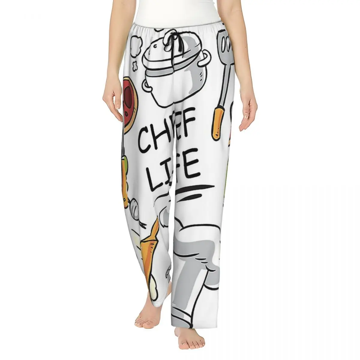 

Женские пижамные штаны Chef Life на заказ, одежда для сна с карманами