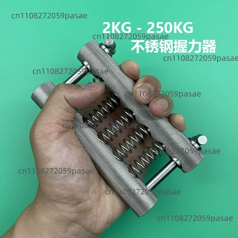 Portable Adjustable 304 Stainless Steel Gripper 2kg-250kg Heavy For Men Finger Strength Workout Exercise Tools