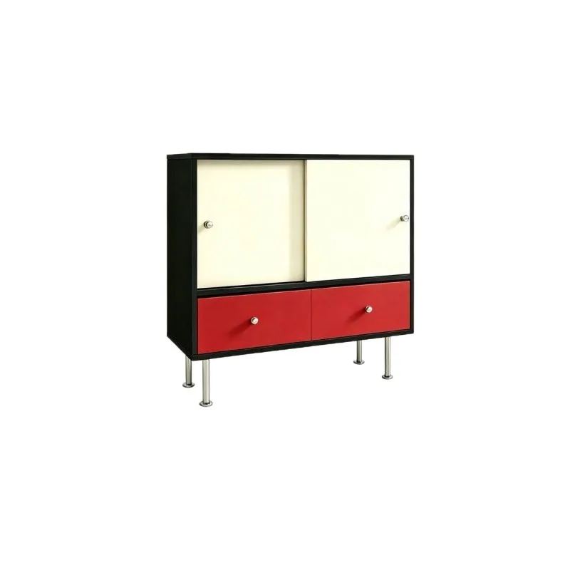 Bauhaus side cabinet retro color matching small side cabinet, small apartment, cabinet c
