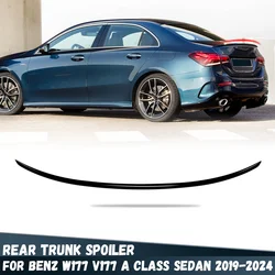 Mercedes Benz için W177 V177 A sınıfı Sedan Sedan A200 A35 2019-2024 bagaj kapağı araba Spoiler kanatları dış Tuning aksesuarları