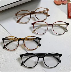 Retro Small Oval Frame Myopia Glasses Minus Glasses Frame with Degree Round Women Nearsighted Eyewear 0 -1.0 1.5 2.0 2.5 To -6.0
