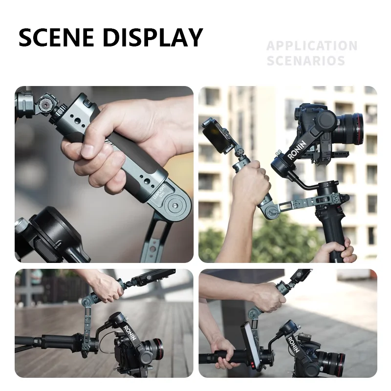 Leaplight QYA1 QYA2 Gimbal Sling Handgrip Kits NATO Accessories For DJI RS2/RSC2/RS3/RS3 mini/RS3 PRO/RS4/RS4 RPO Stabilizer