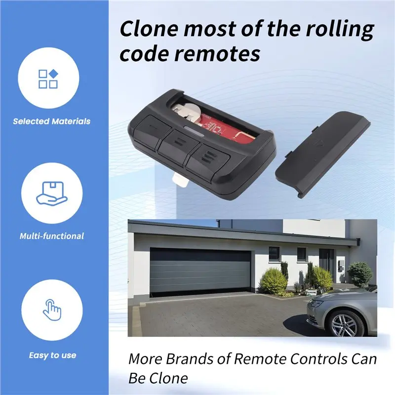 [LXYA68Z!] 280Mhz-868Mhz Remote Control Garage Door Opener Multi Frequency Code Garage Remote Control Duplicator Transmitter