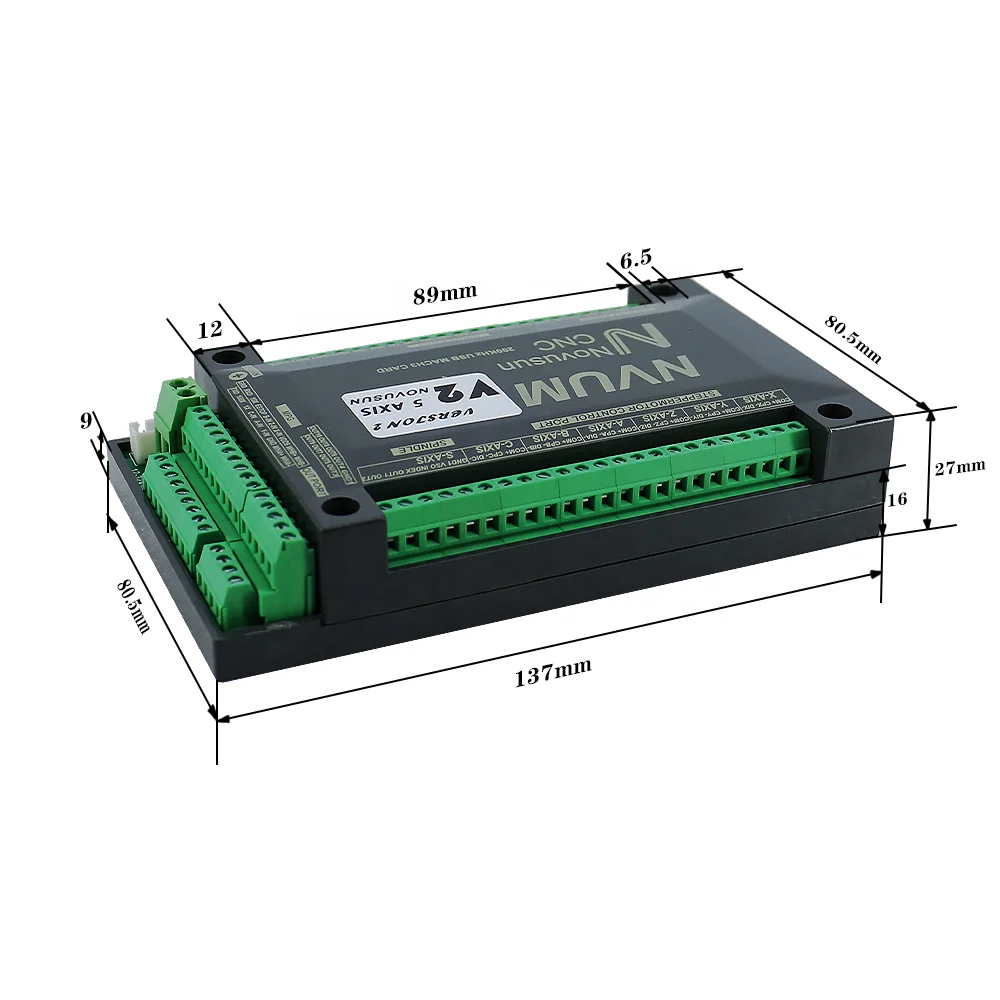 HLTNC 6 محاور التحكم في العرض الرقمي عقارب USB Nvum5 Kit لـ Cnc