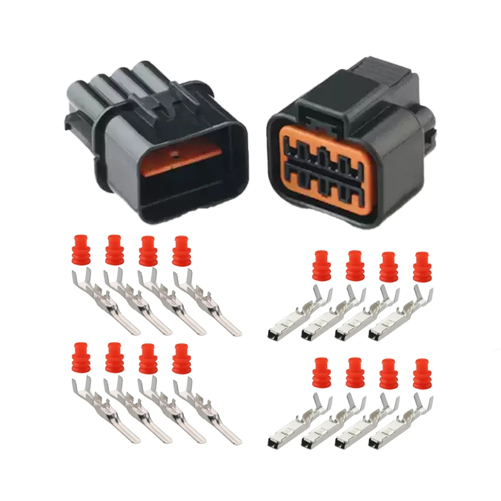 5 Sets Automotive Headlight Plug PB621-08020/PB625-08027 Compatible with DJ7083A-2.2-11/21 for Vehicle Lighting Accessories
