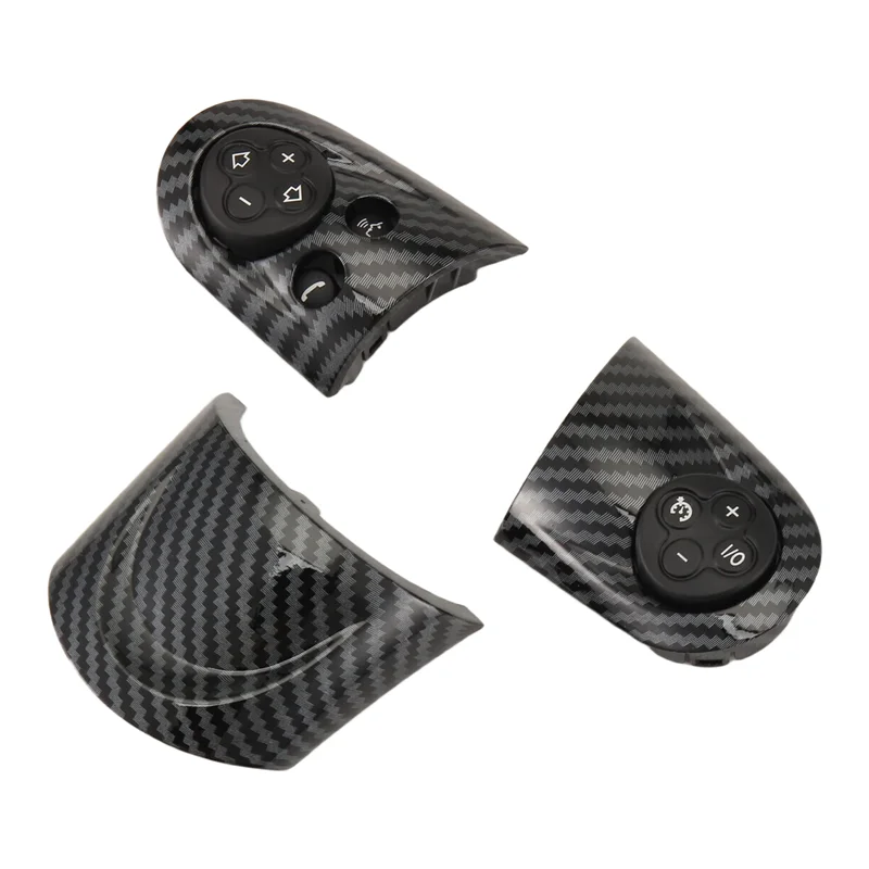 

For BMW MINI Cooper R55 R56 R57 R58 Steering Wheel Control Switch Trim Cover Car Audio Cruise Multifunction 32309289676-X59A