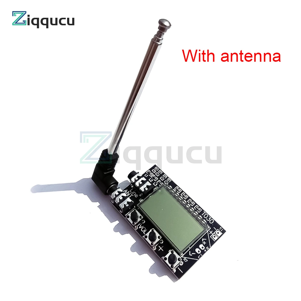 DC 3.6V-15V Digital LCD Dual Channel FM Transmitter Board Module Fm 76MHz to108MHz Module Stereo Wireless Audio Transmission