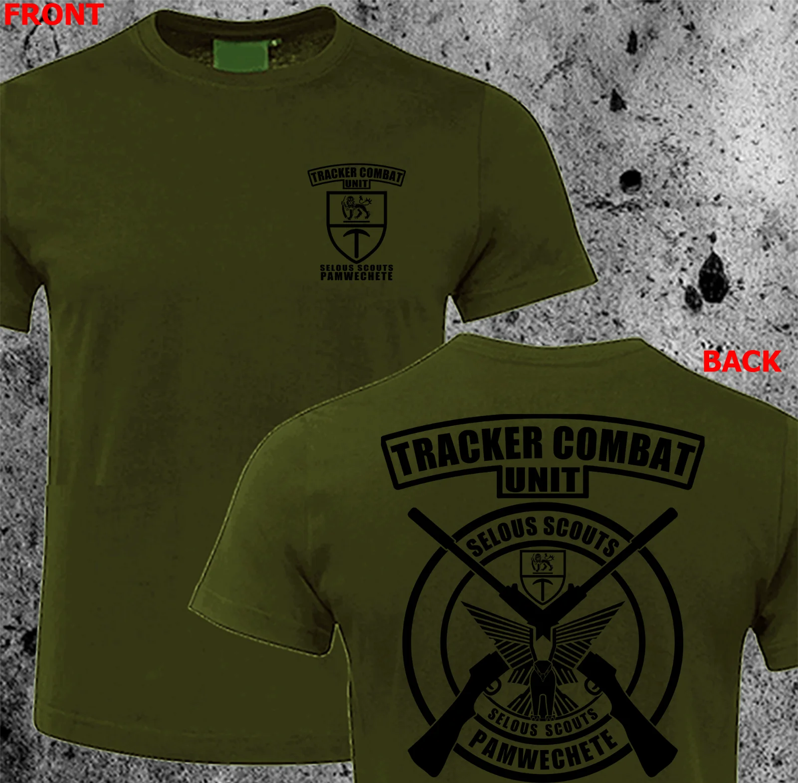 Rhodesian Rhodesia Selous Scouts Tracker Combat Unit T-Shirt New 100% Cotton O-Neck Short Sleeve Summer Casual Mens T-shirt