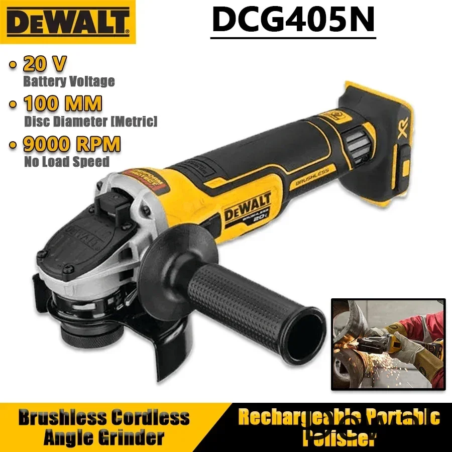 DEWALT DCG405N 20 فولت ماكينة قطع طاحونة زاوية لاسلكية قابلة لإعادة الشحن أدوات كهربائية محمولة (أداة كسر)