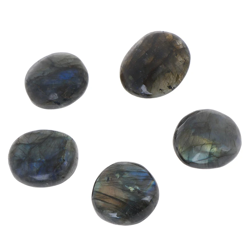 Natural Crystal Moonstone Raw Gemstone Ornament Polished Quartz Labradorite Handicraft Fish Tank Decorating Stone Healing Stone view 2