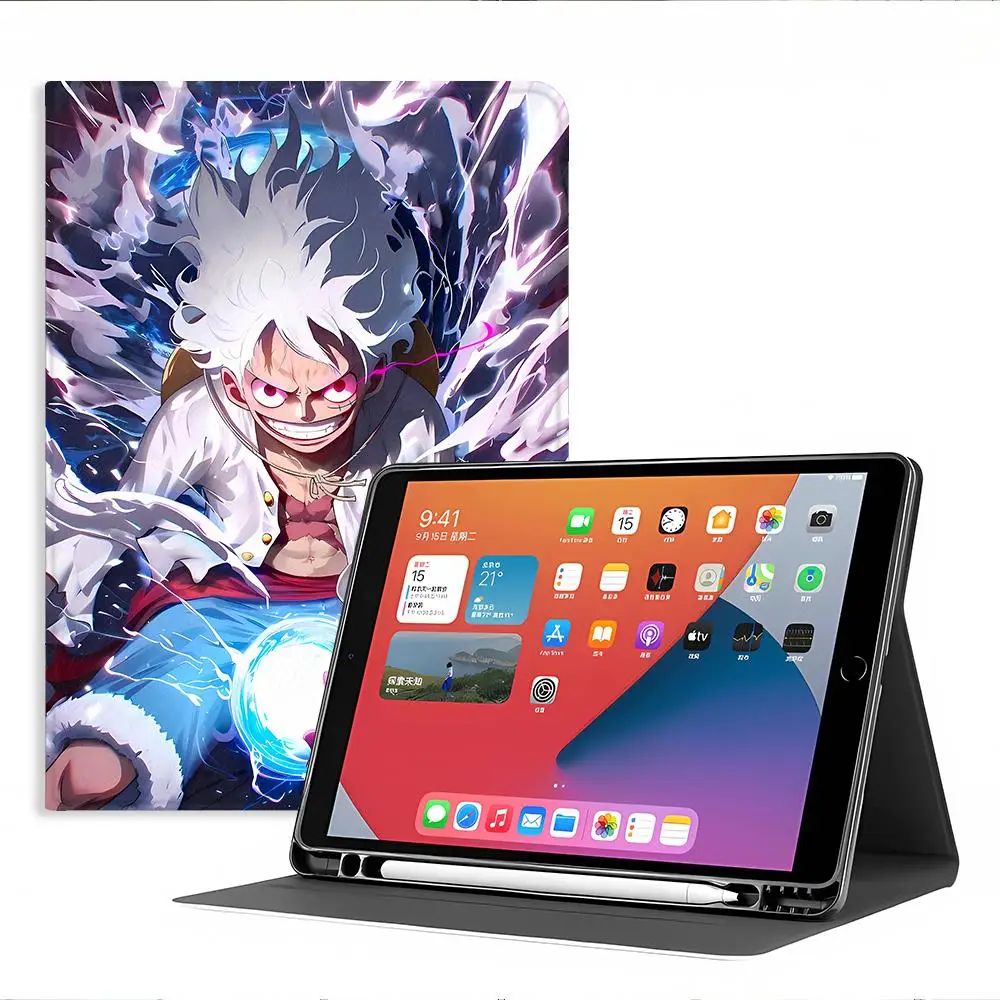 Case for Apple iPad Air 11 13 M4 M3 M2 A16 2026 Pro11 13 10th 7/8/9th with Pencil Slot Air 4/5/6th One Pieces Luffys Logo
