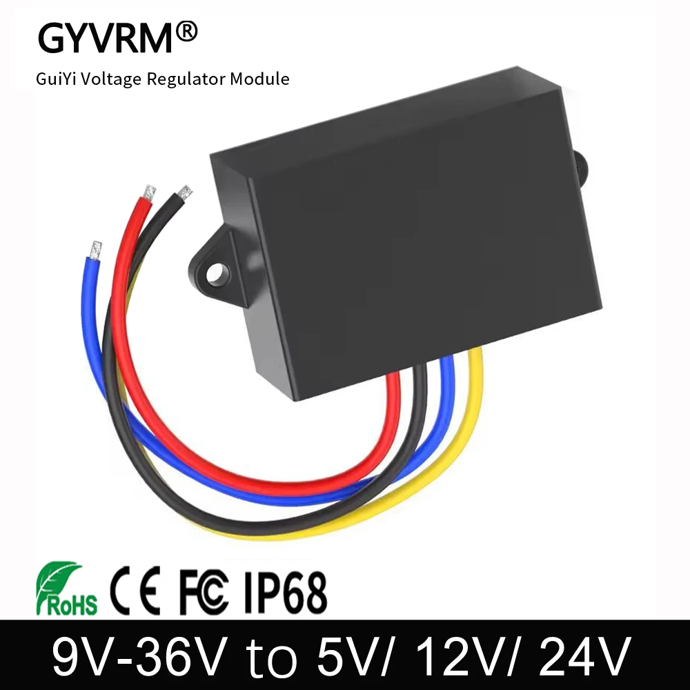 DC DC Isolated Buck Module 12V24V (9-36V) to 5V 12V 24V Buck Converter Power Supply with 1A-10A Output Current for Electronics