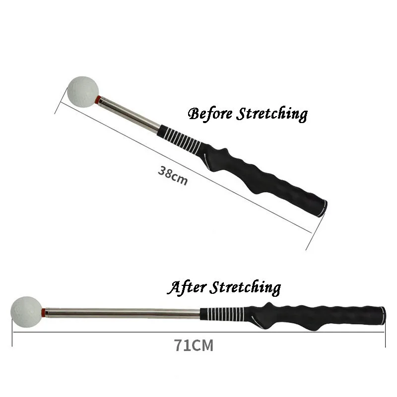 

High Quality Portable Adjustable Golf Swing Trainer Aid Custom Logo Made of Stainless Steel-for Golf Training