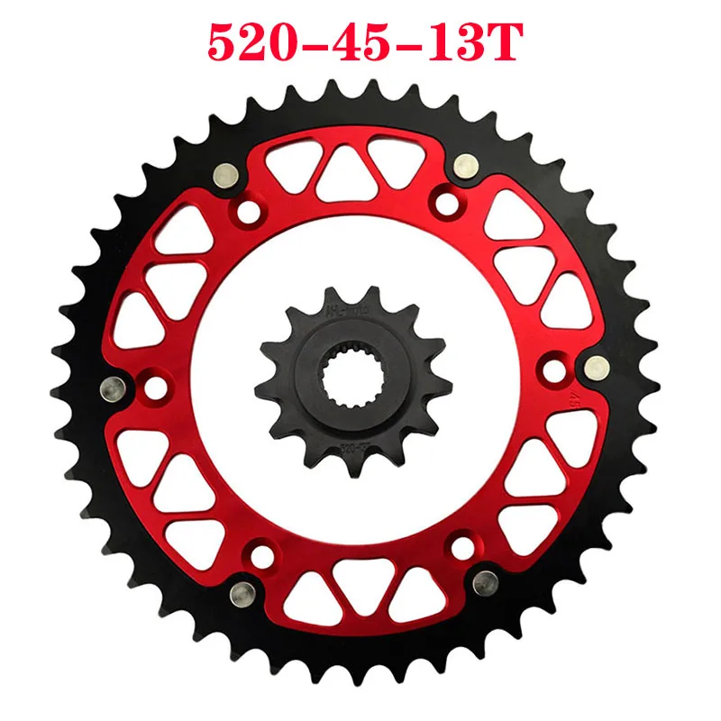 AHL Motorcycle Front & Rear Sprocket For HONDA CR250R CRF450R CR500R CRE250R CRE450R CREF450R Enduro CREF450X CREF500X CR250 R