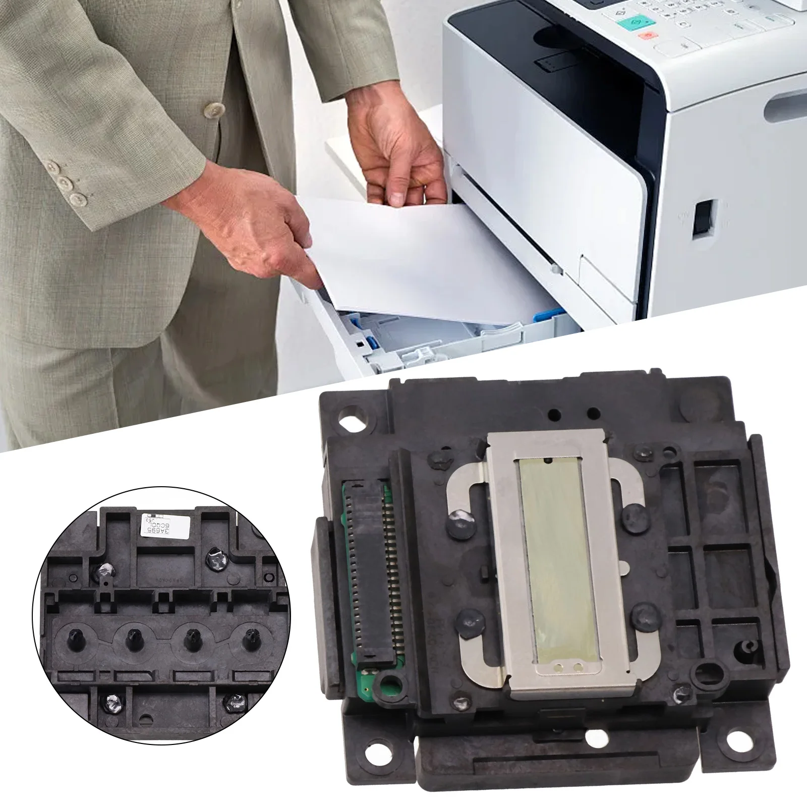 Business Industrial Print Head Copiers Parts Printhead L303 L351 L355 ME303 ME401 Print Head Replacement Printer L111