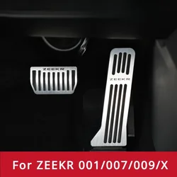 Gas Brake Pedal for ZEEKR 001/007/009/X Aluminum AlloyBrake Gas Accelerator Non-Slip Foot Pedal Auto car Accessories